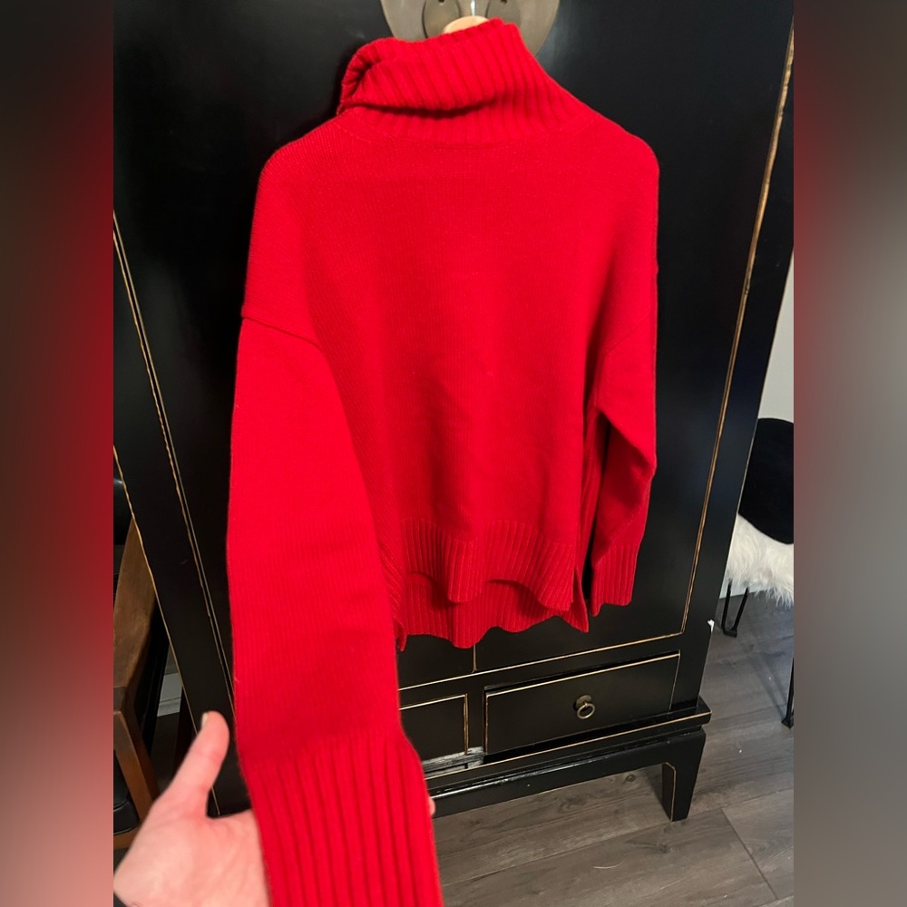 Polo Ralph Lauren Vibrant Red Turtleneck Sweater